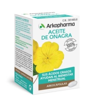 ARKOCAPSULAS ACEITE DE ONAGRA. Envase 100 Cápsulas.