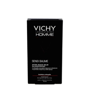 VICHY HOMME, SENSI BAUME CA -PIELES SENSIBLES-. Tubo de 75 ml.