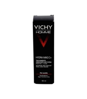 VICHY HOMME, HYDRA MAG C+. Envase de 50 ml.
