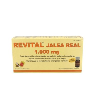 REVITAL JALEA REAL, 20 Ampollas bebibles de 10 cc