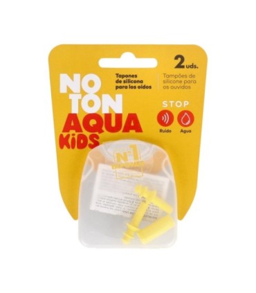 NOTON TAPONES OIDOS SILICONA AGUA INFANTIL. 2 Unidades
