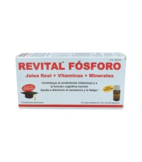 REVITAL FÓSFORO, 20 Ampollas bebibles de 10cc