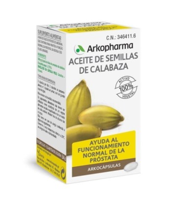 ARKOCAPSULAS ACEITE DE SEMILLAS DE CALABAZA 50 CAPSULAS