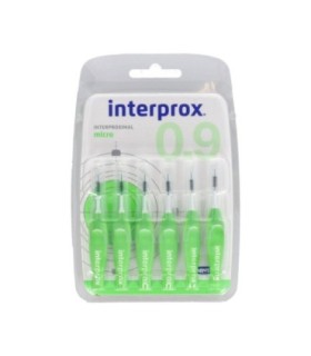 INTERPROX MICRO. Cepillos Interdentales. 6 Uds.
