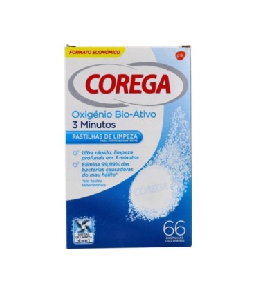 COREGA 3 MINUTOS. 60 Tabletas Efervescentes.