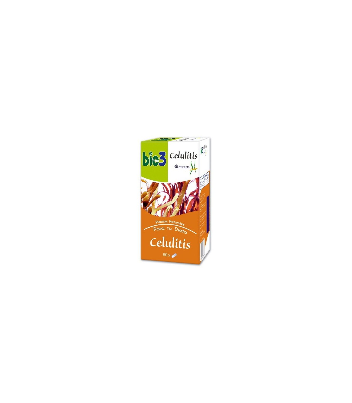 BIO3 CELULITIS SLIMCAPS. 80 cápsulas de 500mg.
