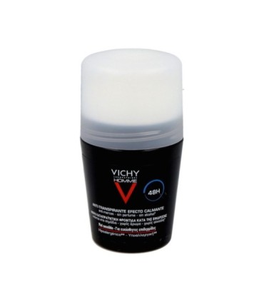 VICHY HOMME DESODORANTE PIELES SENSIBLES. Roll-On 50 ml.