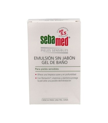 SEBAMED EMULSIÓN SIN JABÓN GEL DE BAÑO. Envase de 200 ml.