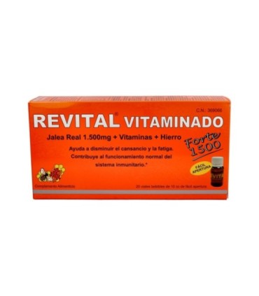 REVITAL VITAMINADO FORTE 20 AMPOLLAS BEBIBLES