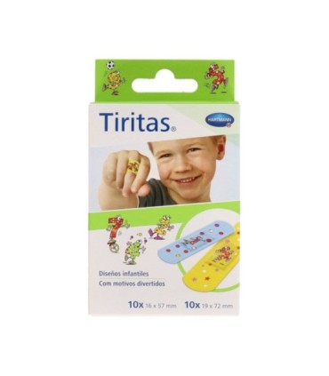 TIRITAS KIDS APOSITO ADHESIVO 2 TAMAÑOS 20 U