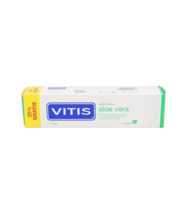 VITIS PASTA DENTIFRICA ALOE VERA MENTA. Envase de 150 ml