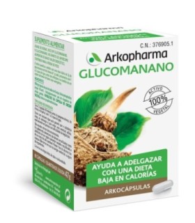 ARKOCÁPSULAS GLUCOMANANO. Envase de 80 cápsulas