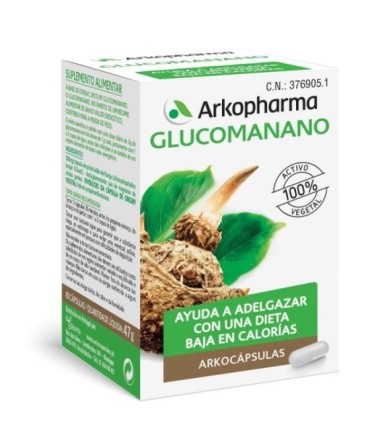 ARKOCÁPSULAS GLUCOMANANO. Envase de 80 cápsulas