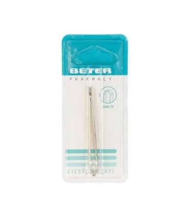 BETER PINZAS DEPILAR PUNTA CANGREJO DORADA. 9,3 cm
