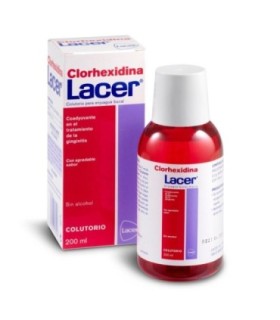 LACER CLORHEXIDINA. COLUTORIO. Envase 200 ml.