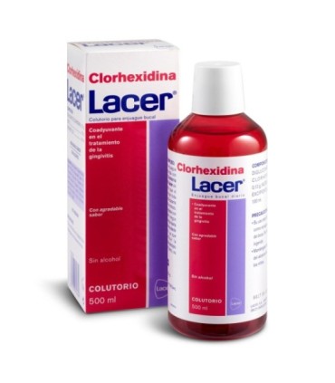 LACER CLORHEXIDINA. COLUTORIO. Envase 500 ml.