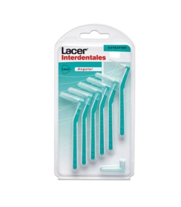 LACER (EXTRAFINO ANGULAR )CEPILLO INTERDENTAL, 6U