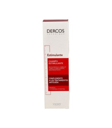 VICHY DERCOS CHAMPÚ ESTIMULANTE. Envase de 200 ml