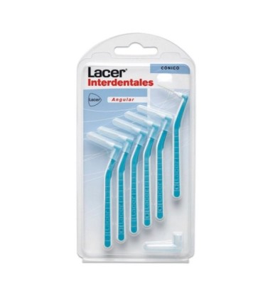 LACER CEPILLO INTERDENTAL CÓNICO ANGULAR, 6u
