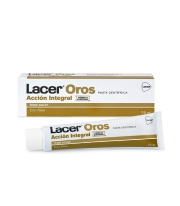 LACER OROS FLUOR. PASTA DENTÍFRICA. Tubo 75 ml.