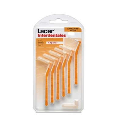 LACER CEPILLO INTERDENTAL EXTRAFINO SUAVE ANGULAR , 6u