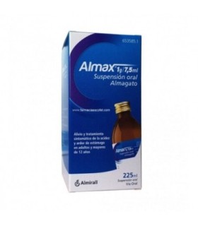 ALMAX 1g/7,5 ml SUSPENSION ORAL , 1 frasco de 225 ml