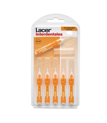LACER CEPILLO INTERDENTAL RECTO EXTRAFINO SUAVE 6 UNI