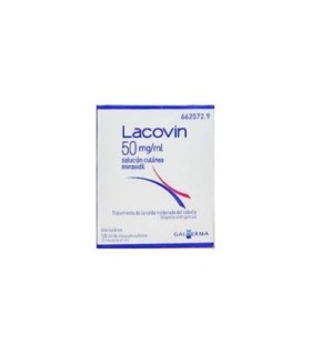 LACOVIN 50 mg/ml SOLUCIÓN CUTÁNEA , 2 frascos de 60 ml