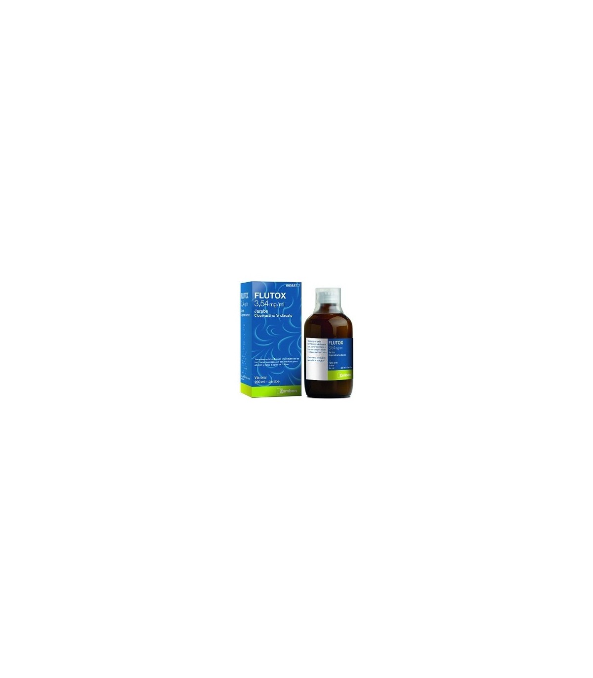 FLUTOX 3,54 mg/ml JARABE , 1 frasco de 200 ml