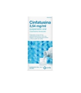 CINFATUSINA 3,54 mg/ml SUSPENSIÓN ORAL, 1 frasco de 120 ml (vidrio)