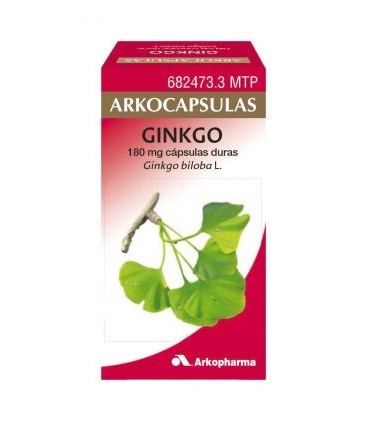 GINKGO ARKOPHARMA 180 MG 50 CAPSULAS