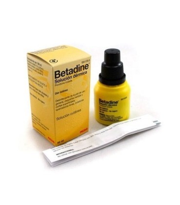 BETADINE 100 MG/ML SOLUCIÓN CUTÁNEA , 1 frasco de 50 ml