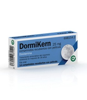 DORMIKERN 25 MG COMPRIMIDOS RECUBIERTOS CON PELICULA , 14 comprimidos