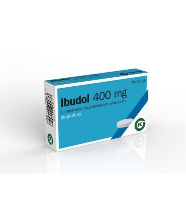 IBUDOL 400 MG COMPRIMIDOS RECUBIERTOS CON PELICULA EFG , 20 comprimidos