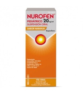 NUROFEN PEDIATRICO 20 MG/ML SUSP ORAL 200 ML NARANJA