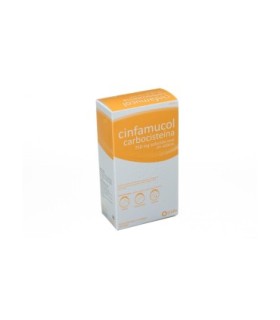 CINFAMUCOL CARBOCISTEINA  750 MG SOLUCION ORAL EN SOBRES , 12 sobres