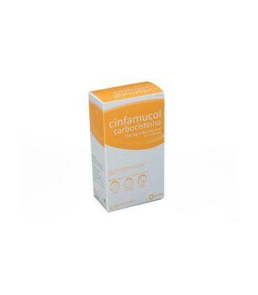 CINFAMUCOL CARBOCISTEINA  750 MG SOLUCION ORAL EN SOBRES , 12 sobres