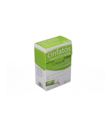 CINFATOS EXPECTORANTE   10 mg + 100 mg solución oral en sobres , 18 sobres