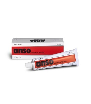 ANSO POMADA RECTAL, 1 tubo de 50 g