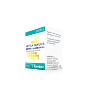 ULTRA-LEVURA 250 MG 20 CAPSULAS DURAS