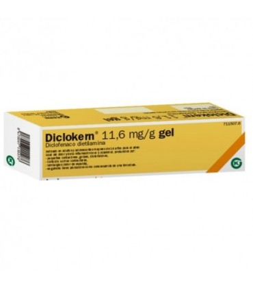 DICLOKERN 11,6 mg/g GEL,1 tubo de 100 g