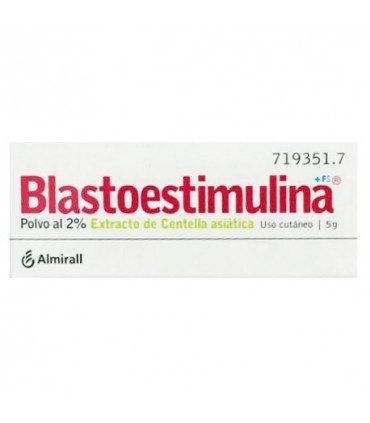 BLASTOESTIMULINA 2% POLVO CUTANEO, 1 frasco de 5 g