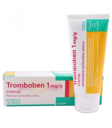 TROMBOBEN 1 MG/G CREMA, 1 tubo de 60 g