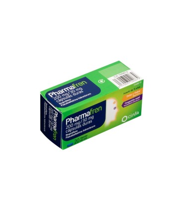 PHARMAFREN 200 MG/30 MG CAPSULAS DURAS 20 cápsulas
