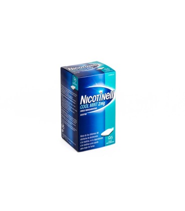 NICOTINELL COOL MINT 2 mg CHICLE MEDICAMENTOSO, 24 chicles