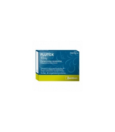 FLUTOX 10 mg, COMPRIMIDOS RECUBIERTOS , 20 comprimidos