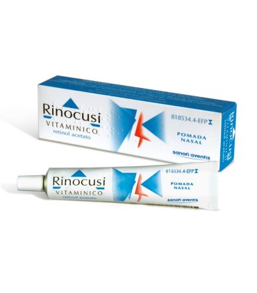 RINOCUSI VITAMÍNICO 12.500 UI/g POMADA NASAL, 1 tubo de 10 g