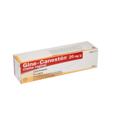 GINE-CANESTEN 20 mg/g CREMA VAGINAL , 1 tubo de 20 g