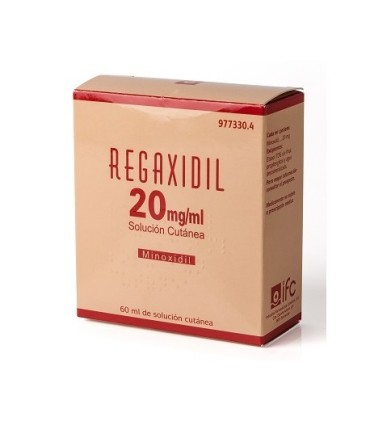 REGAXIDIL 20 mg/ml SOLUCION CUTANEA , 1 frasco de 60 ml