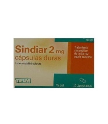 SINDIAR 2 mg CAPSULAS DURAS , 10 cápsulas